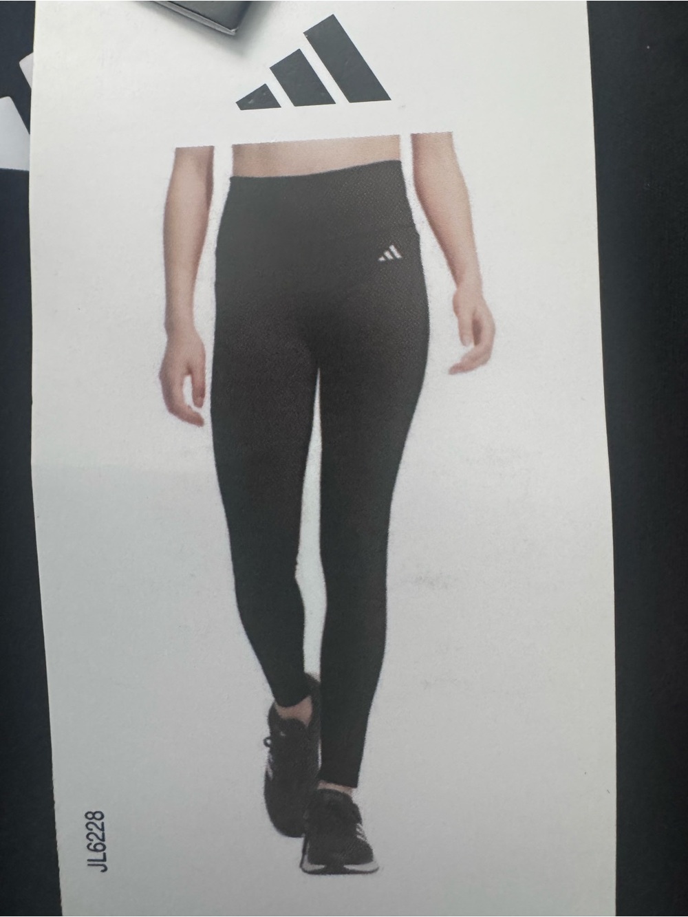 adidas Black High-Waist Performance Leggings